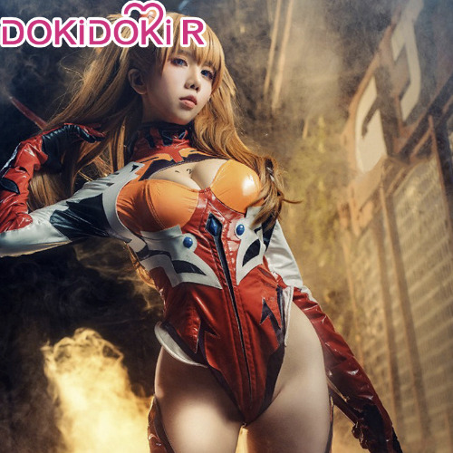 DokiDoki-R Anime EVA Cosplay Asuka Langley Soryu Costume NEON GENESIS EVANGELION | L