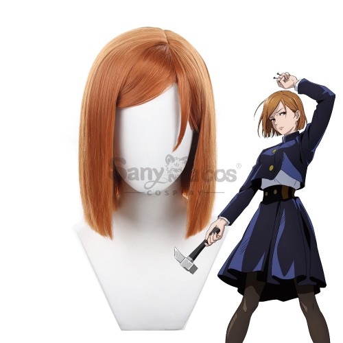 Anime Jujutsu Kaisen Cosplay Kugisaki Nobara Cosplay Wig
