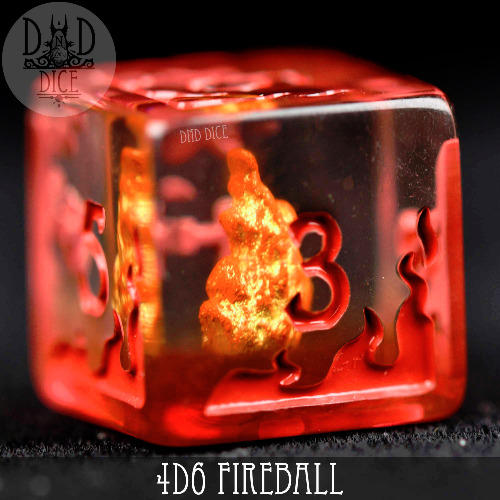 Fireball 4D6 Dice Set