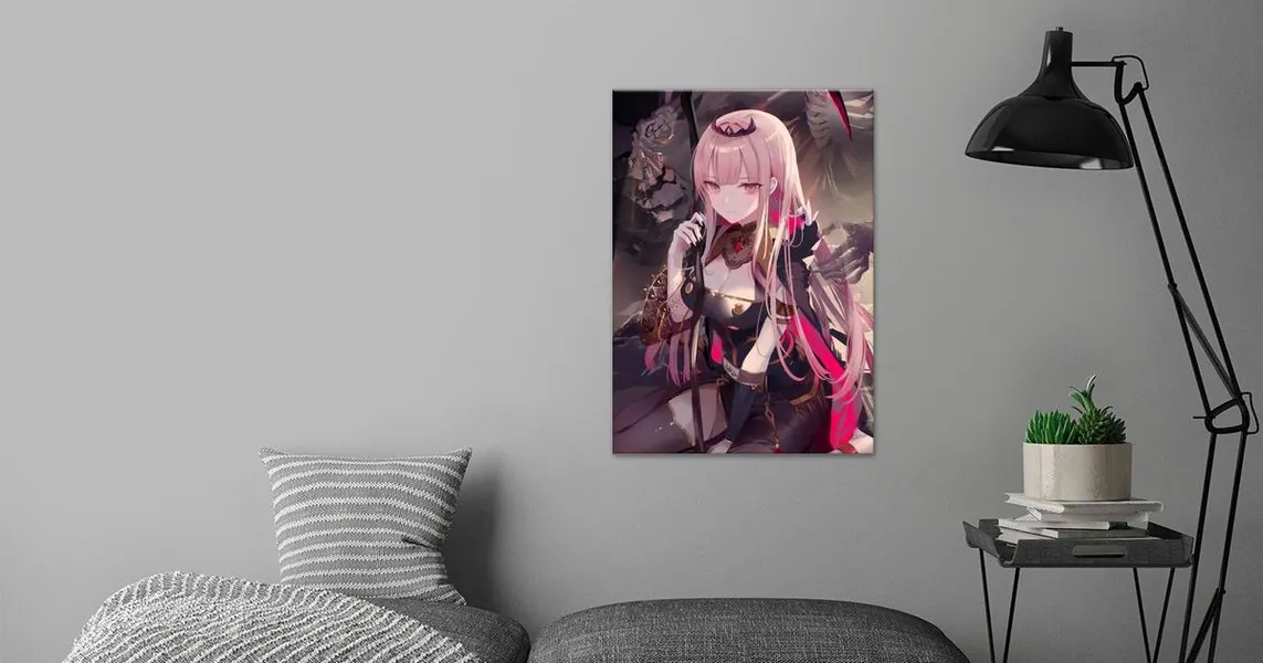 'Mori Calliope' Poster by Weeb ahoy  | Displate