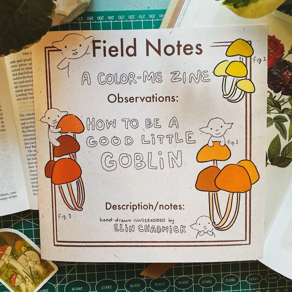 Goblin Field Notes Coloring Book