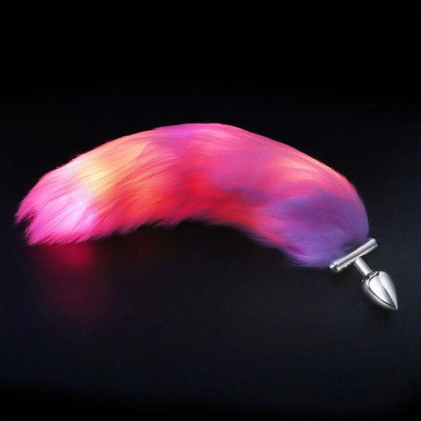 Stainless Steel LED Butt Plugs | Pink
