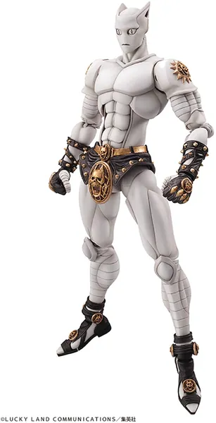 MediCos JoJo's Bizarre Adventure Part 4: Chozo Kado Killer Queen Super Action Statue Figure, Multicolor - 
