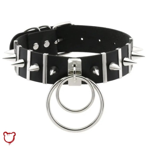 Melancholy Punk Choker - black