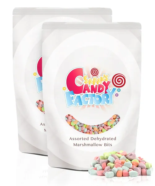 Sarah's Candy Factory Assorted Dehydrated Marshmallow Bits in Resealable Bag, 2lb