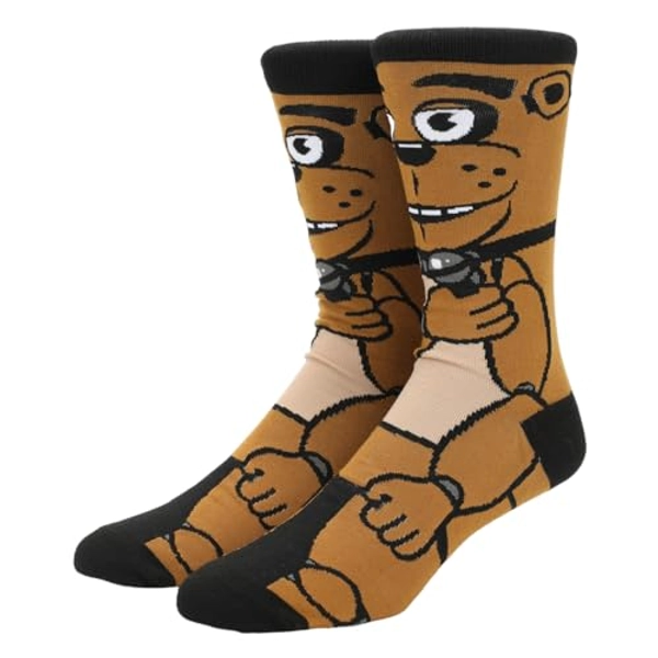 Bioworld Animigos 360 Design Freddy Fazbear Men's Socks