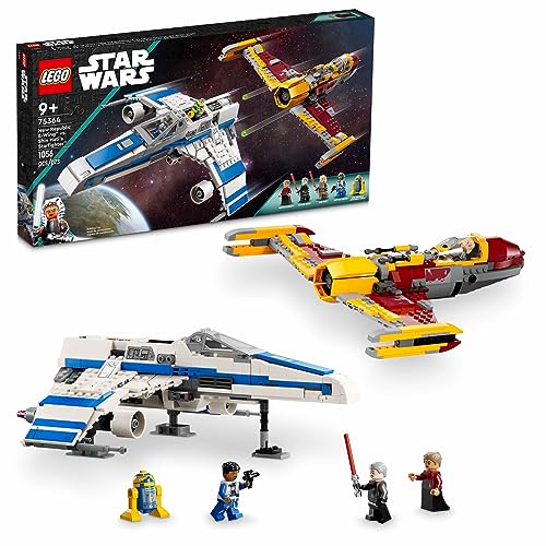 LEGO Star Wars: Ahsoka New Republic E-Wing vs. Shin Hati’s Starfighter 75364 Star Wars Playset Based on The Ahsoka TV Series, Show Inspired Building Toy for Ahsoka Fans Featuring 5 Star Wars Figures