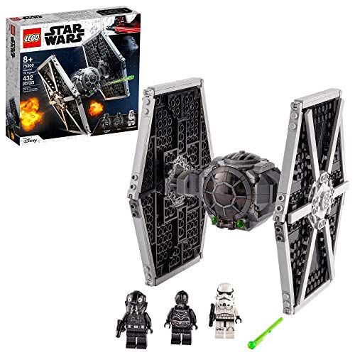 LEGO Star Wars Imperial TIE Fighter 75300 Building Toy with Stormtrooper and Pilot Minifigures from The Skywalker Saga