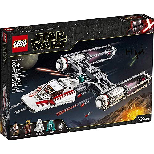 LEGO Star Wars: The Rise of Skywalker Resistance Y-Wing Starfighter 75249 New Advanced Collectible Starship Model Building Kit (578 Pieces)