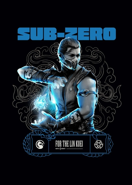 'Sub-Zero' Poster by Mortal Kombat | Displate