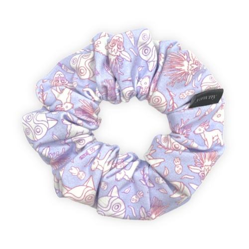 Princess Mononoke Anime Scrunchie (cotton lycra)