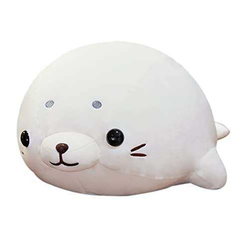 JAWSEU 60 cm Cute Seal Cushion, Seal Animal Cushion, Plush Cushion, Sealing Plush Toys, Ocean Plush Toy, Comfortable Hugging Filled Gift Toy for Children