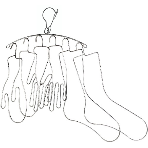 Silly Monkey 3-in-1 Mitten Glove Sock Blocker Set, Complete Combo Blockers with Drying Hanger Rack | Stainless Steel Knitting Shaper with 2 Sock Blockers, 2 Glove Blockers, 2 Mitten Blockers