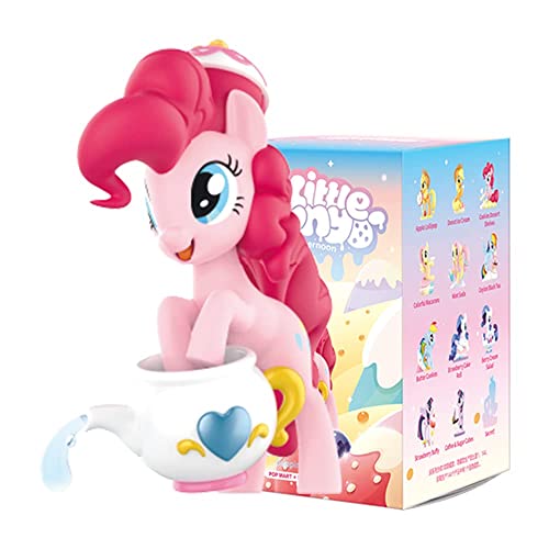 POP MART My Little Pony Leisure Afternoon Blind Box Figures, Random Design Mystery Toys for Modern Home Decor, Collectible Toy Set for Desk Accessories, 1PC - Leisure Afternoon - Single Box
