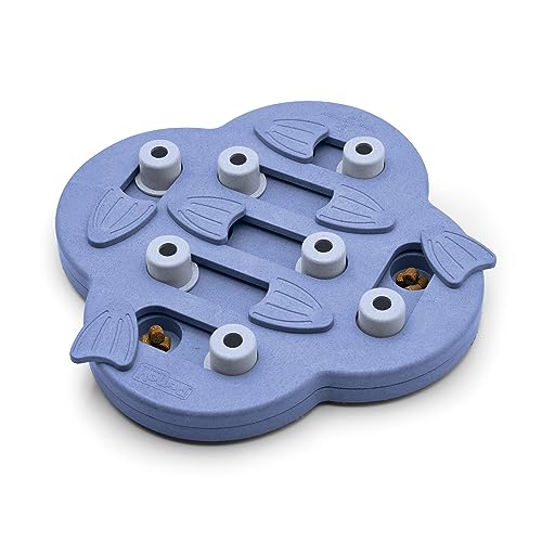 Nina Ottosson by Outward Hound Dog Hide N' Slide Purple Interactive Treat Puzzle Dog Toy - Level 2 (Intermediate) - Dog Hide-N-Slide (Purple)