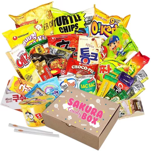Sakura Candy Box - Dulces Asiáticos, Corea, Japon; Taiwan 