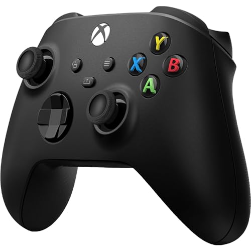 Xbox Core Wireless Gaming Controller – Carbon Black – Xbox Series X|S, Xbox One, Windows PC, Android, and iOS - Wireless Controllers - Carbon Black
