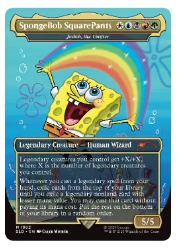 Secret Lair x SpongeBob SquarePants: Legends of Bikini Bottom (RAINBOW FOIL VERS)