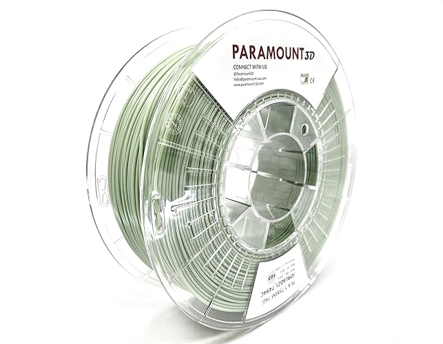 Paramount 3D Filament (1.75 mm PLA (1 kg), Great Depression Jadeite, 1) - 1.75 mm PLA (1 kg) - Great Depression Jadeite - 1