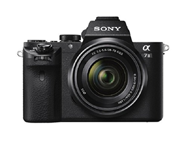 Sony Alpha 7 II | Full-Frame Mirrorless Camera with Sony 28-70 mm f/3.5-5.6 Zoom Lens ( 24.3 Megapixels, 5-axis in-body optical image stabilisation, XAVC S Format Recording ), Black - With SEL2870 Lens Kit - Camera