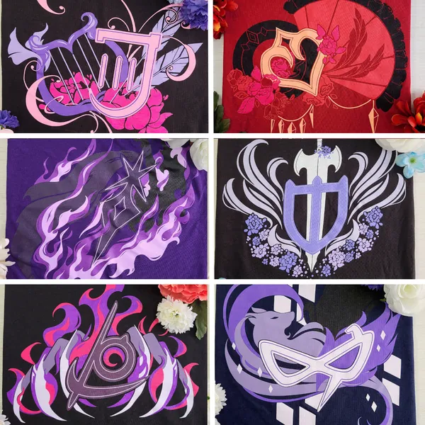 FFXIV Fanmade Job Themed T-Shirts - (dancer/ reaper / bard / dark knight / paladin/ bluemage)