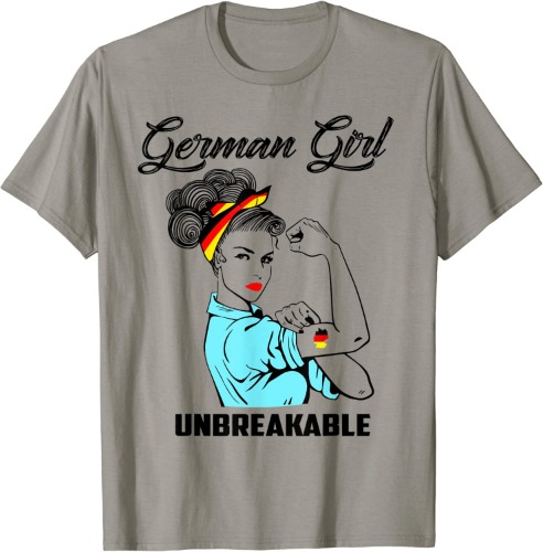 German Girl Unbreakable T-Shirt Heritage Germany Flag Gift T-Shirt