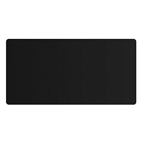 Large Gaming Mouse Pad Extended Mouse Mat Non-Slip Rubber Base Mousepad Big Desk Pad Keyboard Mat with Stitched Edge for Laptop Notebook Computer Desktop PC Gamer Office & Home (70 x 30cm Black) - 70 x 30cm Black