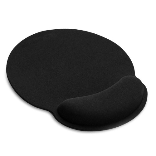 TEKXDD Mouse Pad with Wrist Support, Ergonomic Memory Foam Gaming Mouse Pad, Non-Slip Rubber Base Mousepad Wrist Rest Mat for Office, Computer, Laptop, Home, Gaming (Black) - 