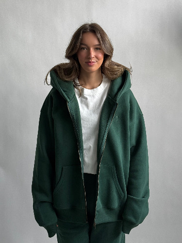 Cloud Hoodie ZIP — Ivy | L