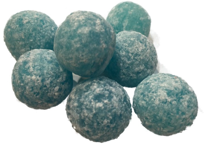 Barnetts Mega Sour Blue Raspberry Retro Sweet Shop Traditional Old Fashioned Sweets Candy - 100g