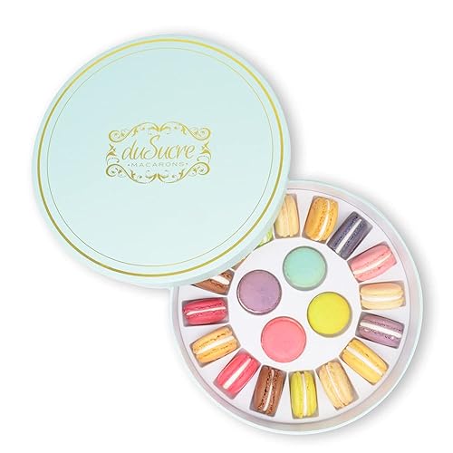 frische handgemachte Macarons - große Geschenkbox