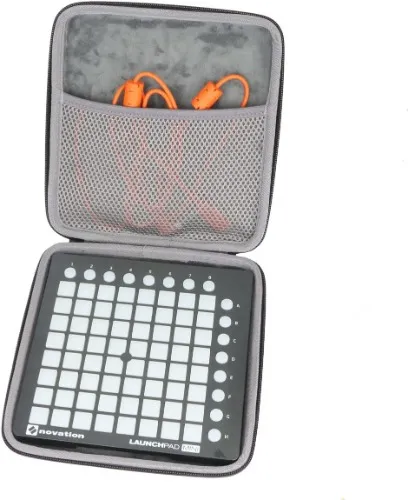co2CREA Hart Reise Schutz Hülle case Tasche für Novation Launchpad Mini MK2 / MK3 Kompakter USB Grid Controller (Nur Hülle)