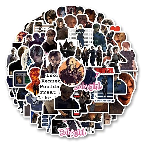 63pcs Leon S Kennedy Stickers 