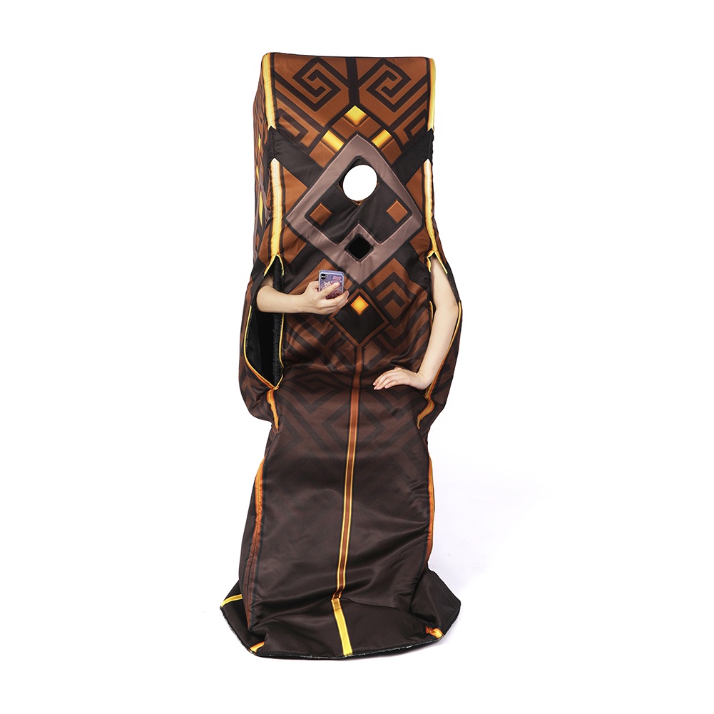 Genshin Impact Zhongli Rock element Ridge Pillar Cosplay Costume Outfits Halloween Carnival Suit