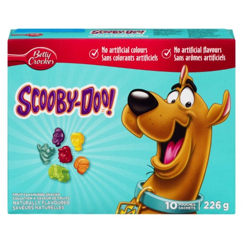 Betty Crocker Gluten Free Fruit Snacks Scooby Doo, 10-Count, 226 Gram