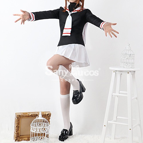 【In Stock】Anime Cardcaptor Sakura Cosplay Sakura Kinomoto Uniform Cosplay Costume - L