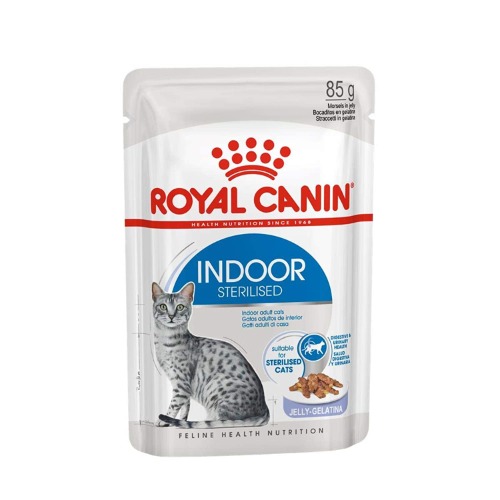 Royal Canin Indoor Cat Food In Jelly 85g x 12