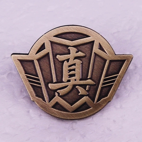 Tojo Clan Majima Family Badge Vintage Brooch