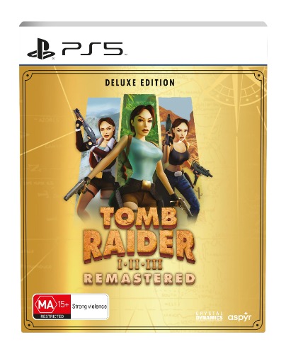Tomb Raider I-III Remastered Collection Deluxe Edition – PlayStation 5