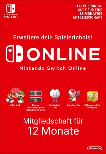 Nintendo Switch Online Membership 12 Months