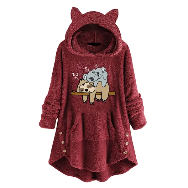 Cat Hoodie Nightwear