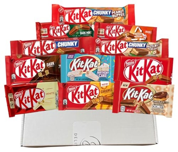 Ultimate Kit Kat Selection Box - An Amazing Variety of all your Favourite Kitkats - Perfect Chocolate Gift for All - Exclusive To Delivrowe