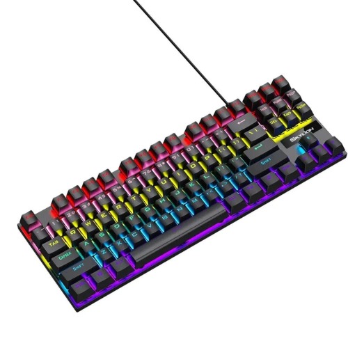 ChromaGlow USB Wired Gaming Keyboard - Black