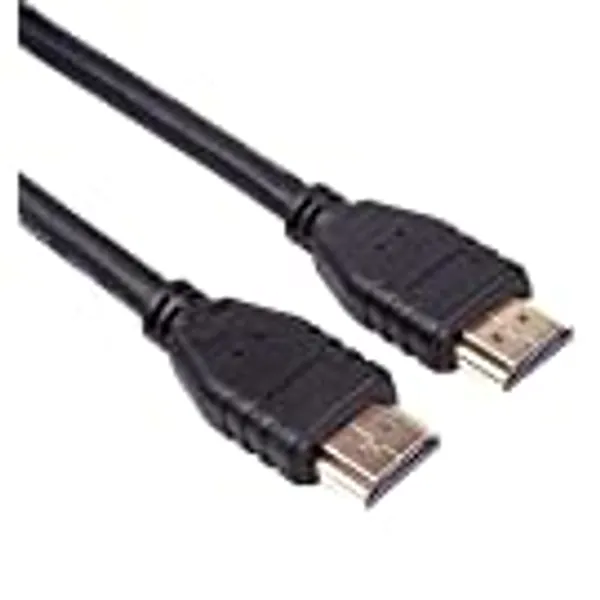 PremiumCord 8K Ultra High Speed ​​HDMI 2.1 Kabel M/M 48Gbps mit Ethernet, Kompatibel mit Video 8K@60Hz, Deep Color, 3D, eARC, HDR, 3x geschirmt, vergoldete Anschlüsse, schwarz, 1,5m