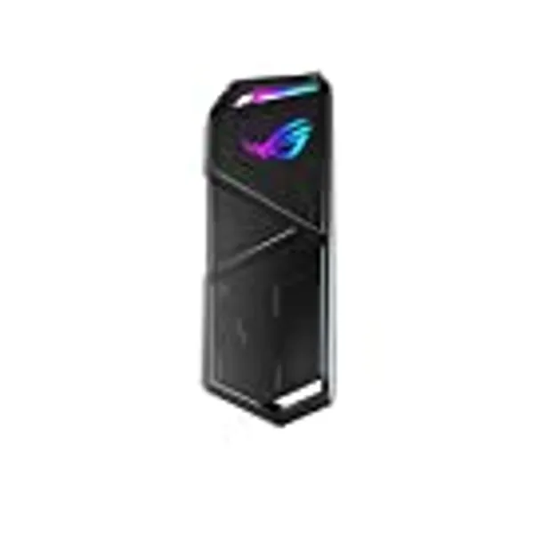 Asus ROG Strix Arion M.2 NVMe SSD externes tragbares Gehäuse-Adapter, USB 3.2 Gen 2 Typ C (10 Gbps), USB-C auf C und USB-C auf A Kabel, passend für PCIe 2280/2260/2242/2230 M Key/B+M Key