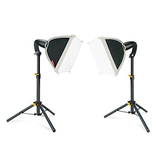 LINCO Lincostore Studio Lighting Video Portrait Table Top Desk Light for Photography Shooting Softbox Lights Kit 8x8 inch LED Studio Bulb