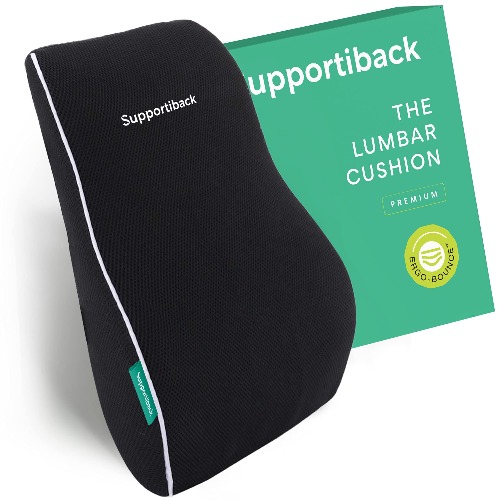 𝐓𝐇𝐄 𝐖𝐈𝐍𝐍𝐄𝐑 𝟐𝟎𝟐𝟐* Back Support Chair Cushion - Lasting Comfort Lumbar Support Cushion -- Office Chair Back Support Cushion, Car Seat Cushion, Back Pillow, Back Support for Office Chair