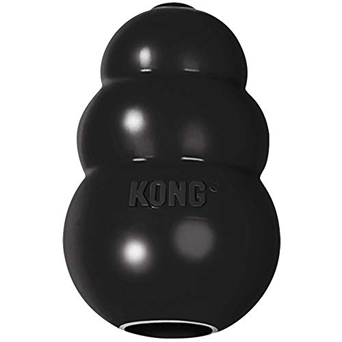 KONG - Extreme Dog Toy - Toughest Natural Rubber, Black - Fun to Chew, Chase and Fetch - for X-Large Dogs - X-Large - Standard Packaging