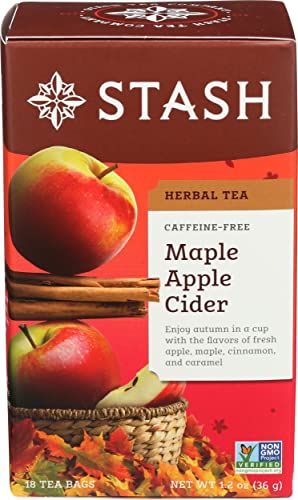 STASH TEA Tea Bag Maple Apple Cider, 18 CT