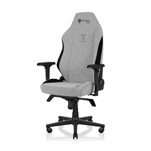 Secretlab Titan Evo Lite in Cookies & Cream SoftWeave Gaming Chair - Reclining - Ergonomic & Heavy Duty Computer Chair with 4D Armrests & Lumbar Support - Light Grey - Cookies & Cream - X-Large
